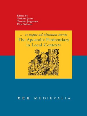 cover image of The Apostolic Penitentiary in Local Contexts
